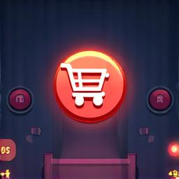 Diseño de interfaz de tienda de un juego móvil bien integrado y no intrusivo.